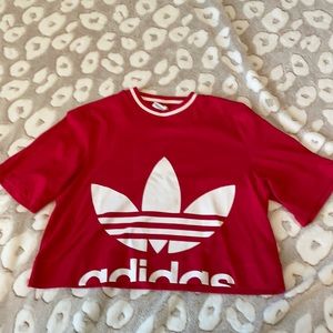 NWOT Cropped Adidas T-shirt